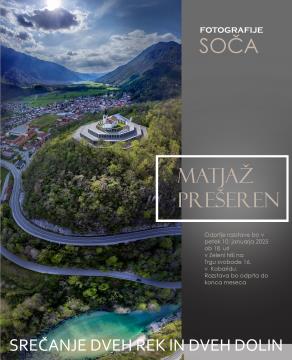 Vabilo Zelena Hiša Kobarid Spredaj